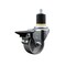 Service Caster 3'' Semi Steel Swivel 1-7/8'' Expanding Stem Caster with Brake SCC-EX20S314-SSS-PLB-178 - alternate 1